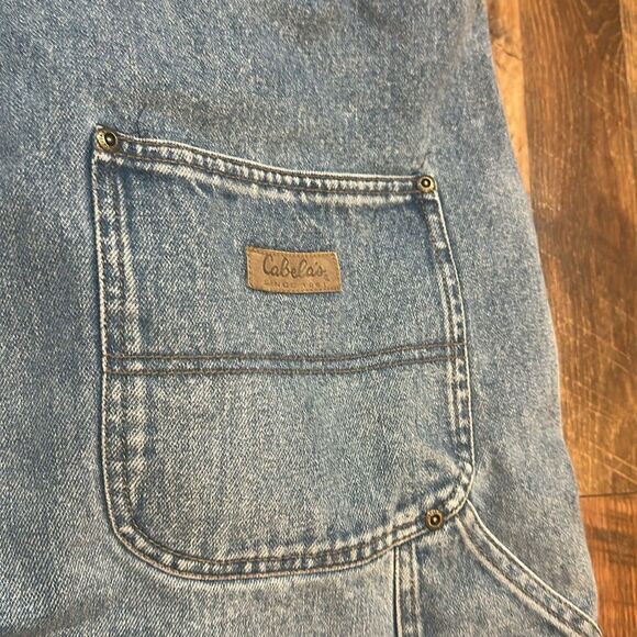 Cabela’s insulated bib overalls 38x32 (1685B) - Picture 3 of 5